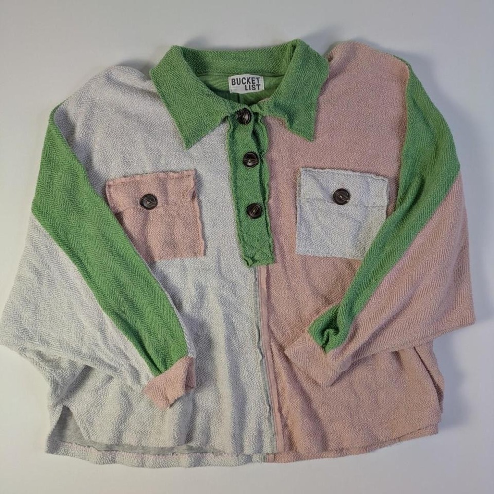 Anthropologie Bucket List Oversized Sweater Top M